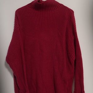 aerie oversized turtle neck